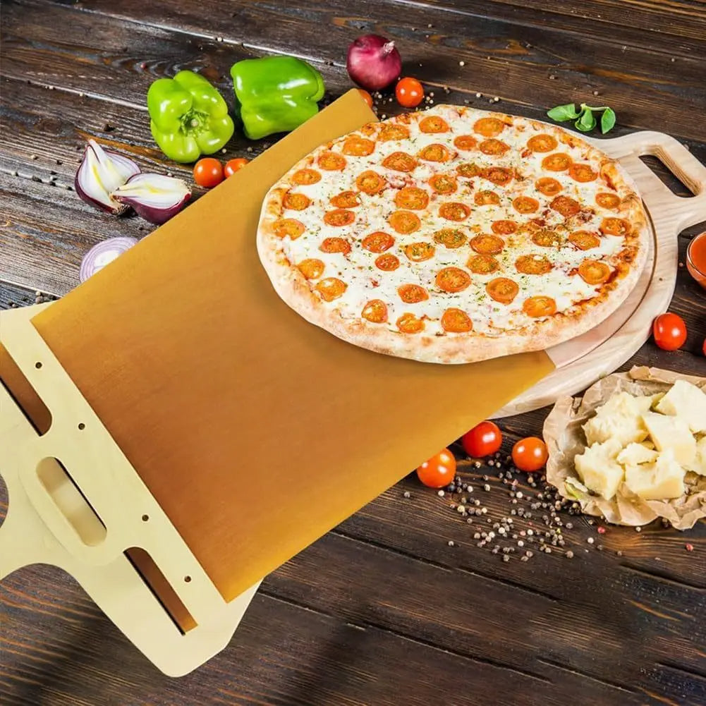 Gudyshop - Pizza Schieber & Antihaft Pizza Schneidebrett